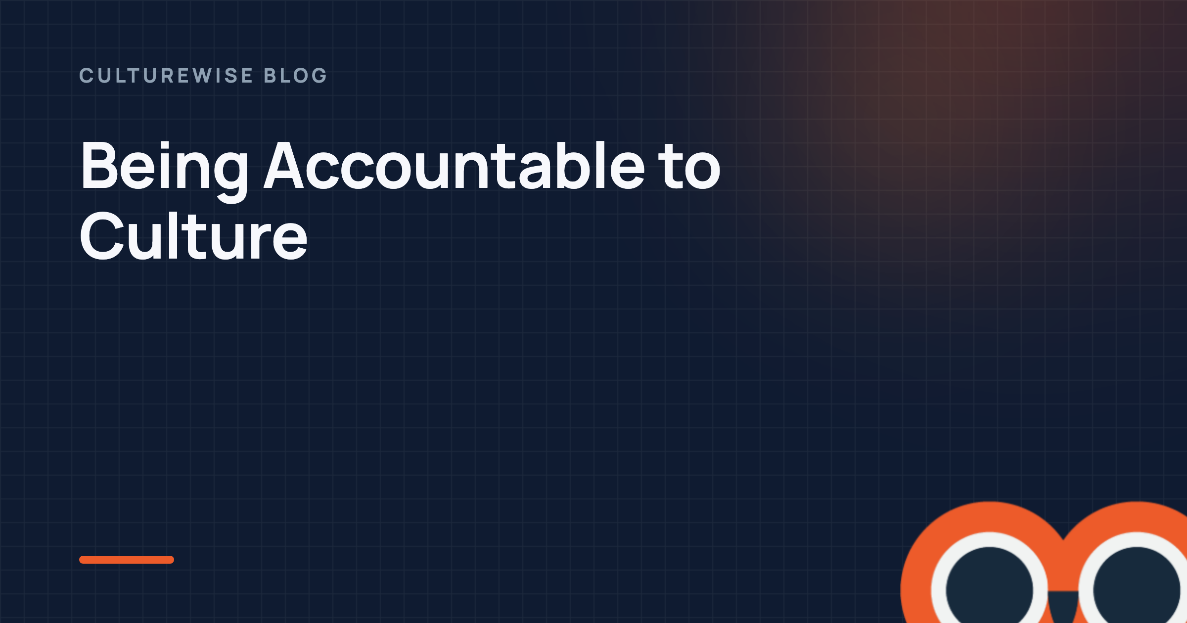 Being Accountable to Culture