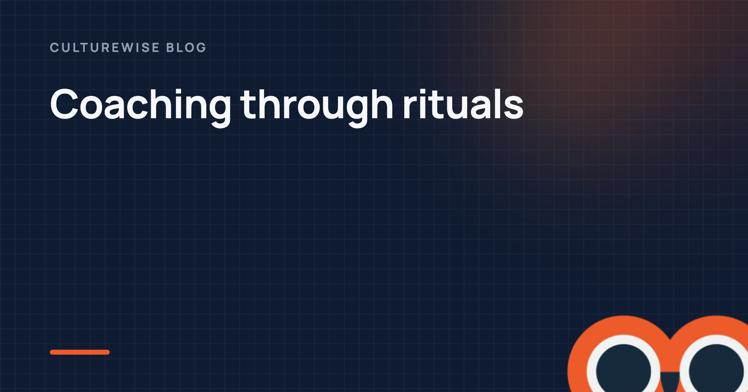 Coaching through rituals