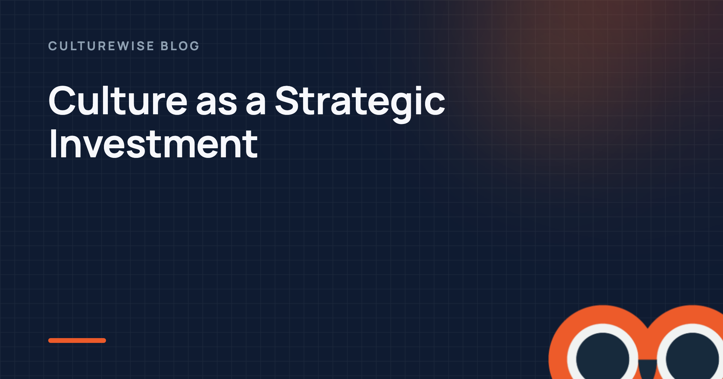 Culture as a Strategic Investment