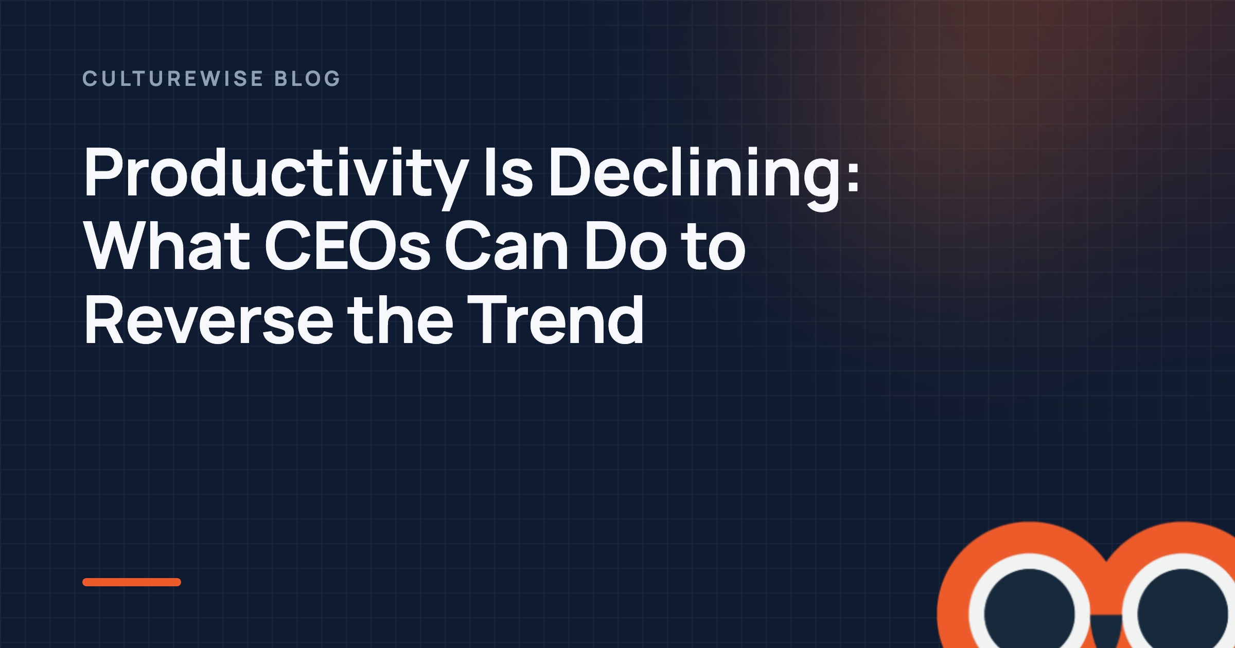 Productivity Is Declining: What CEOs Can Do to Reverse the Trend