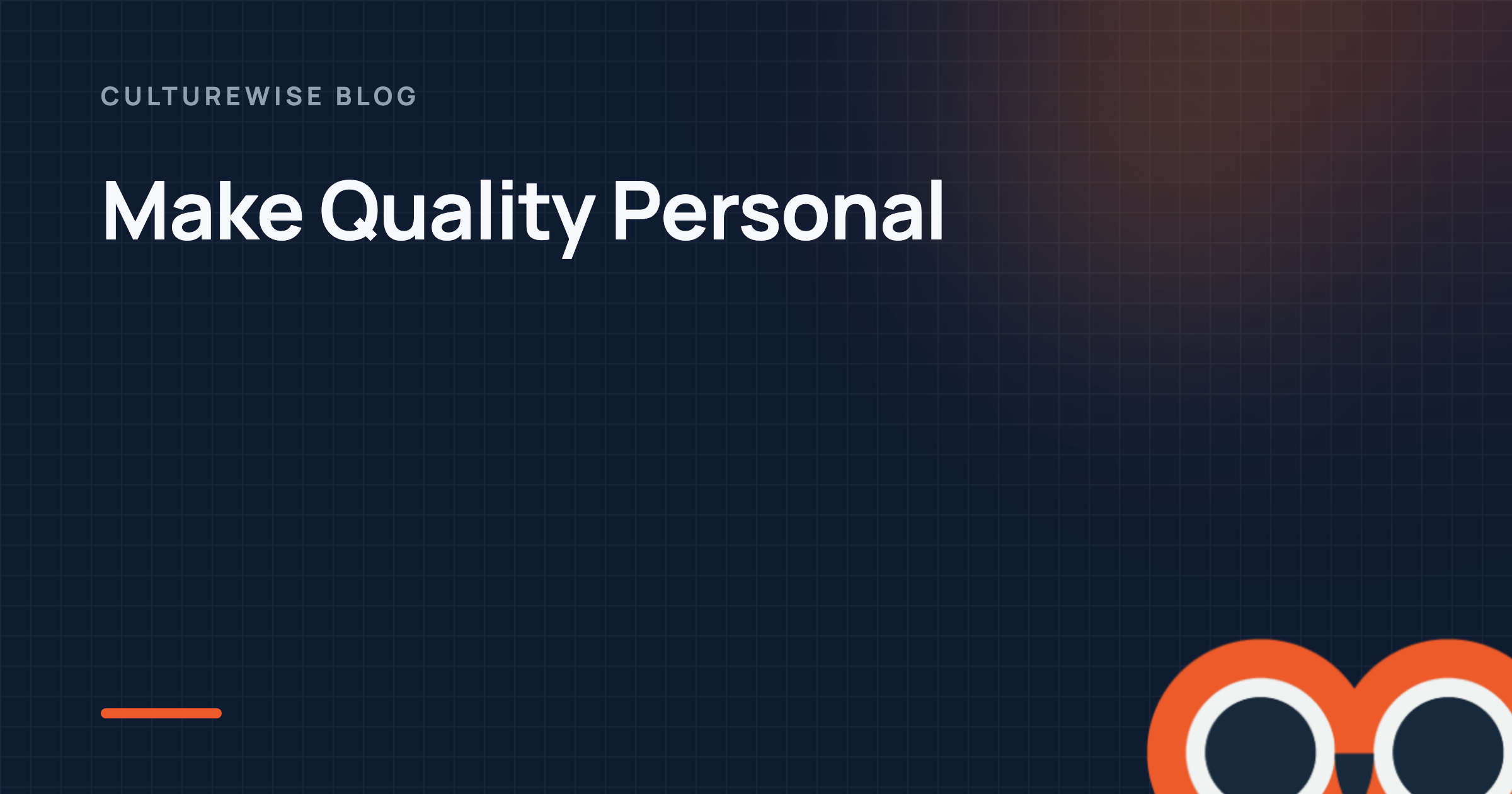 Make Quality Personal