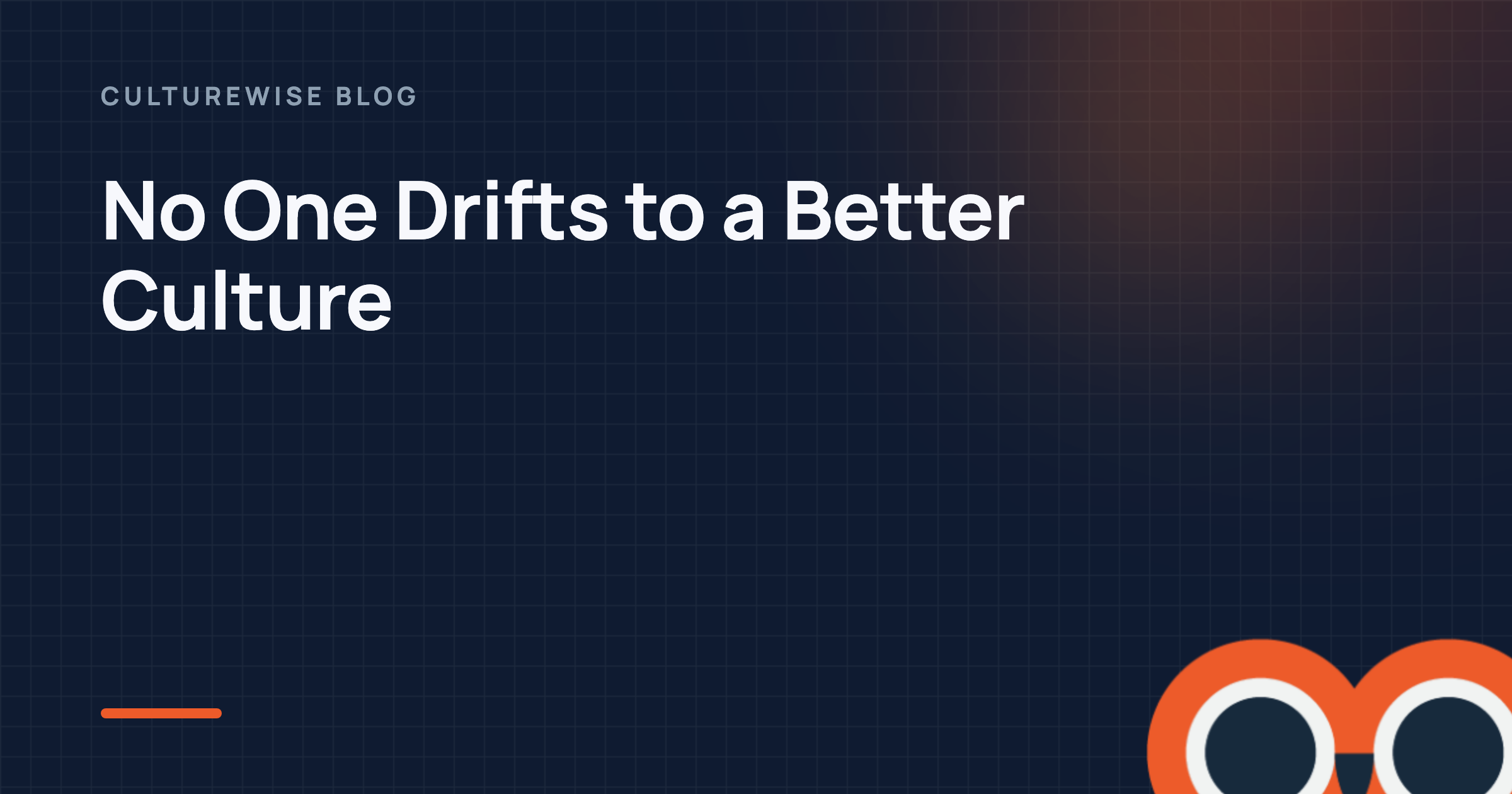 No One Drifts to a Better Culture