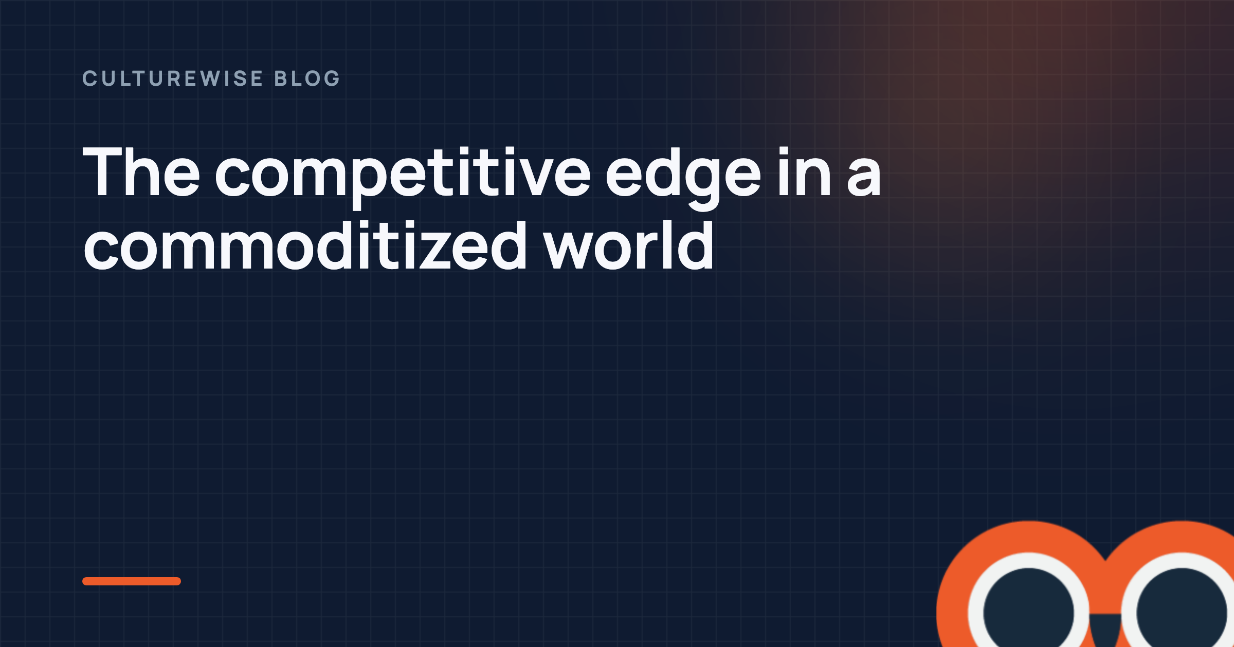 The competitive edge in a commoditized world