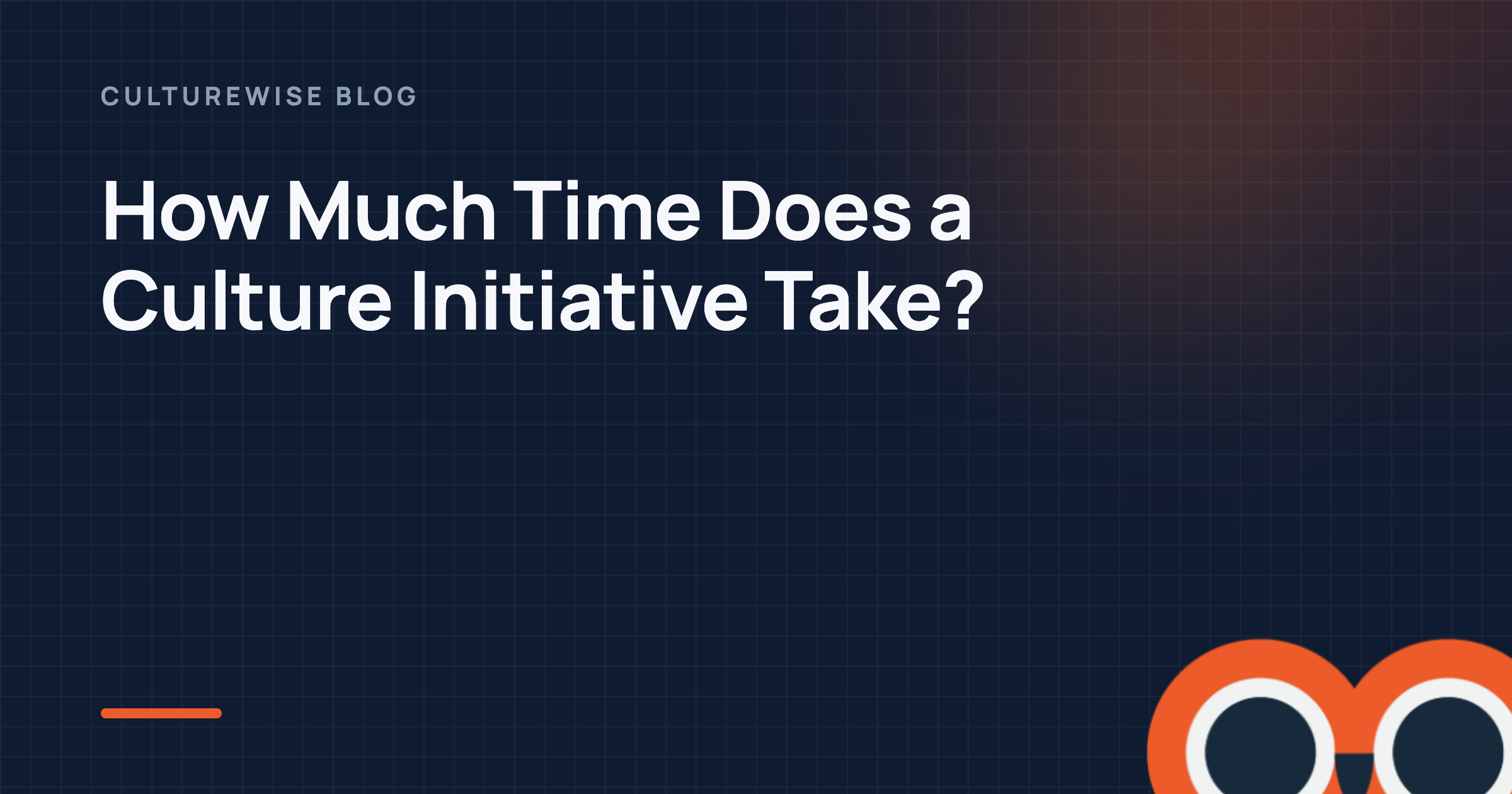 How Much Time Does a Culture Initiative Take?