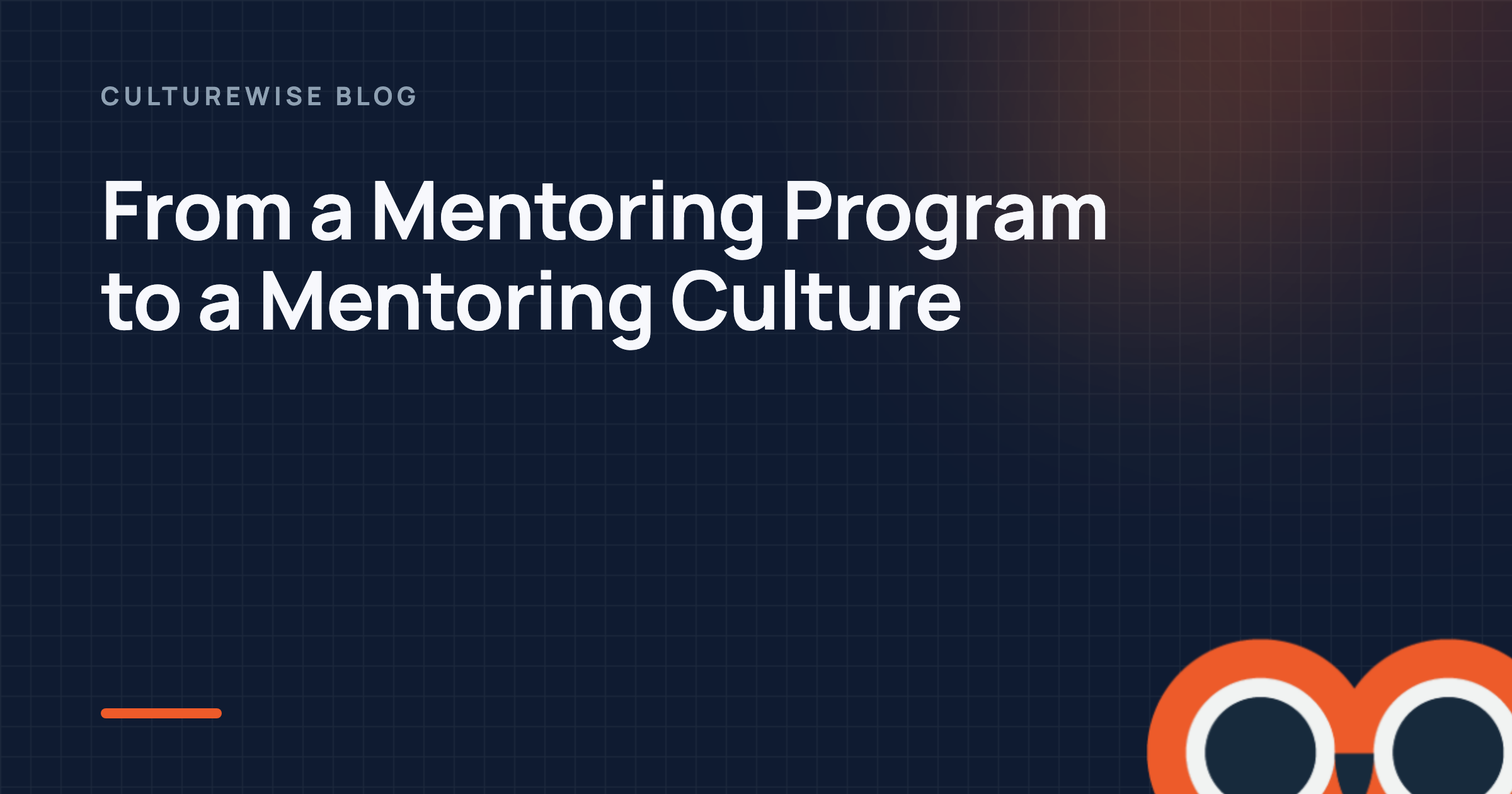 From a Mentoring Program to a Mentoring Culture