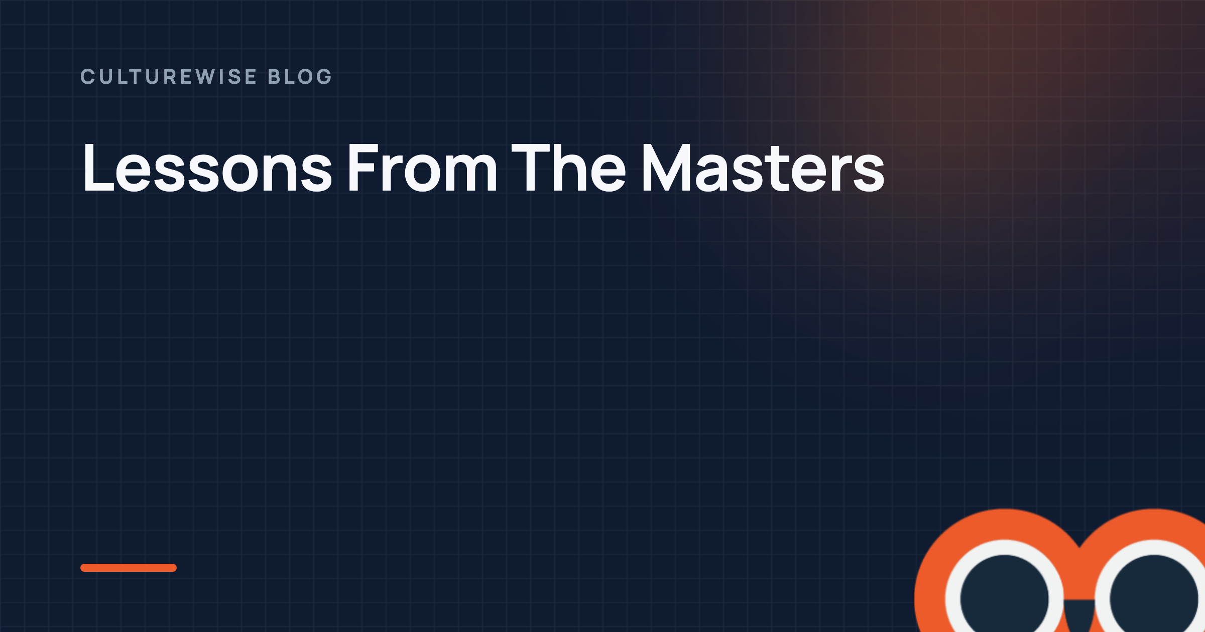 Lessons From The Masters