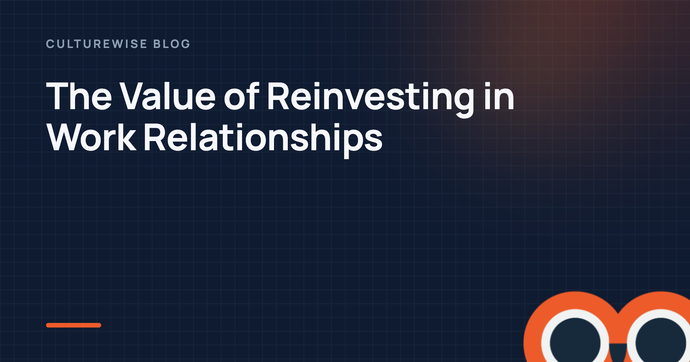 The Value of Reinvesting in Work Relationships
