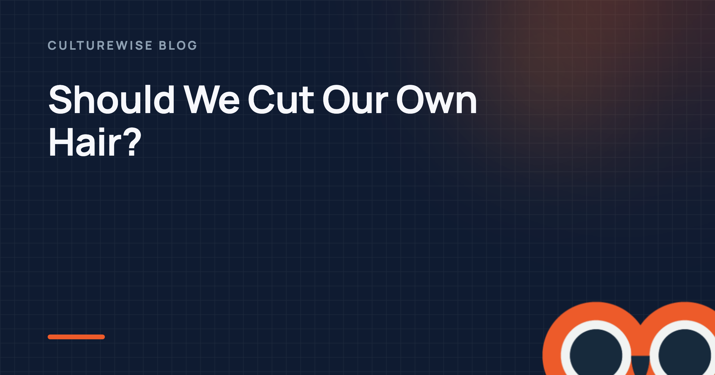 Should We Cut Our Own Hair?