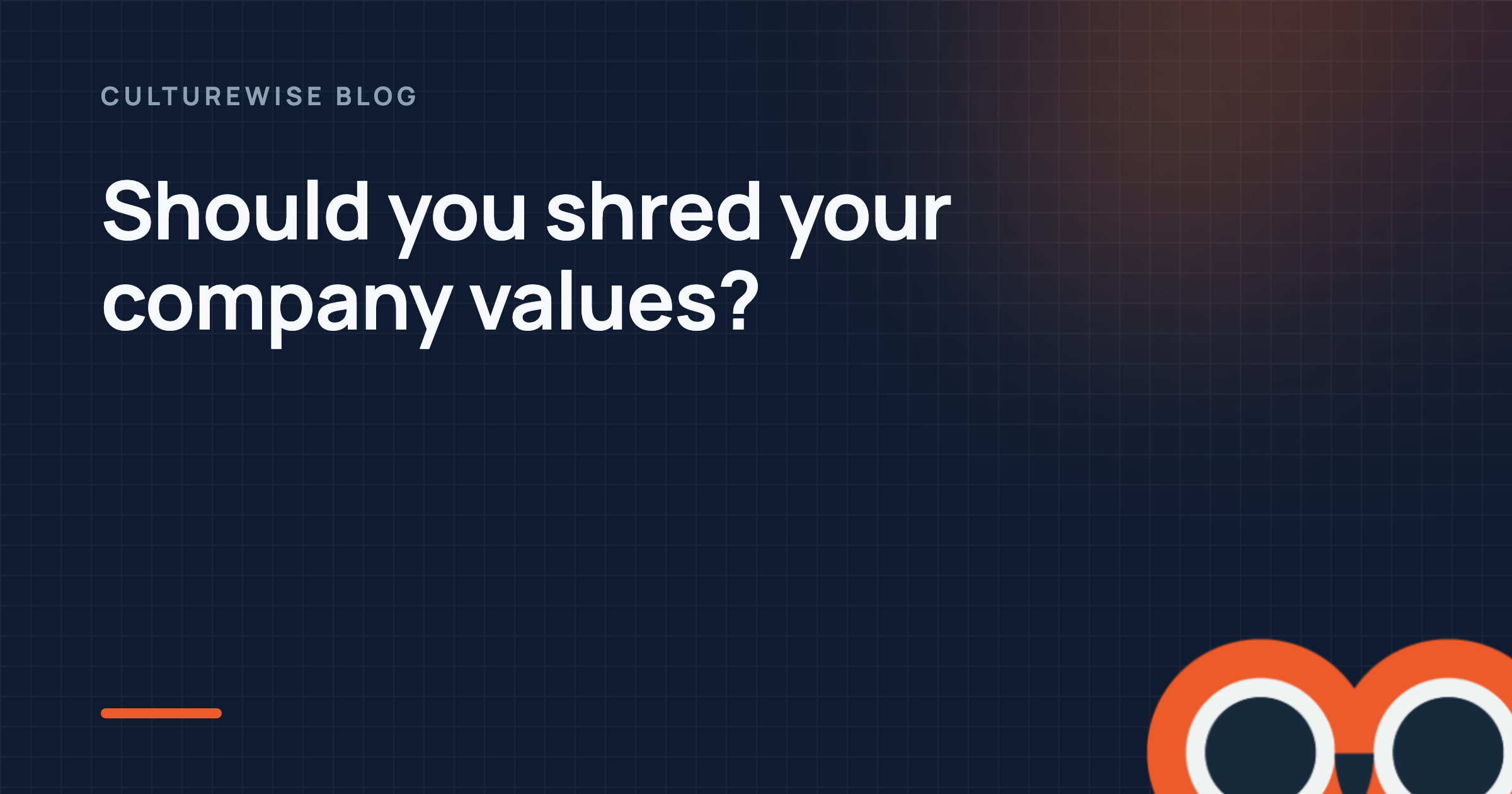 Should you shred your company values?
