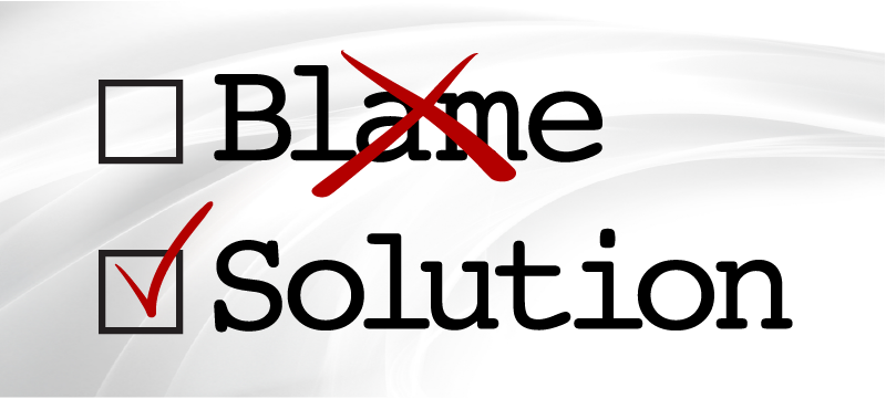 Eliminating the Blame Game