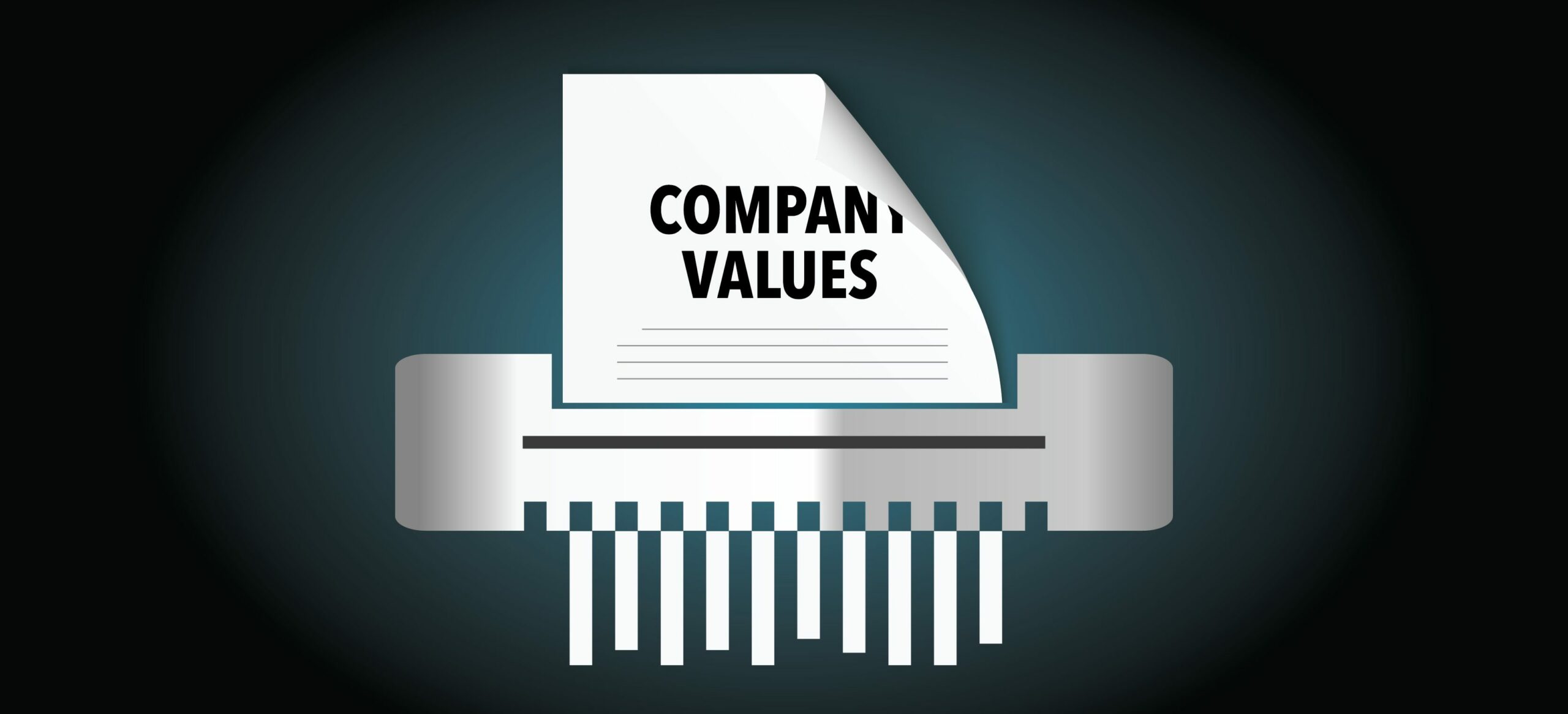 Should you shred your company values?